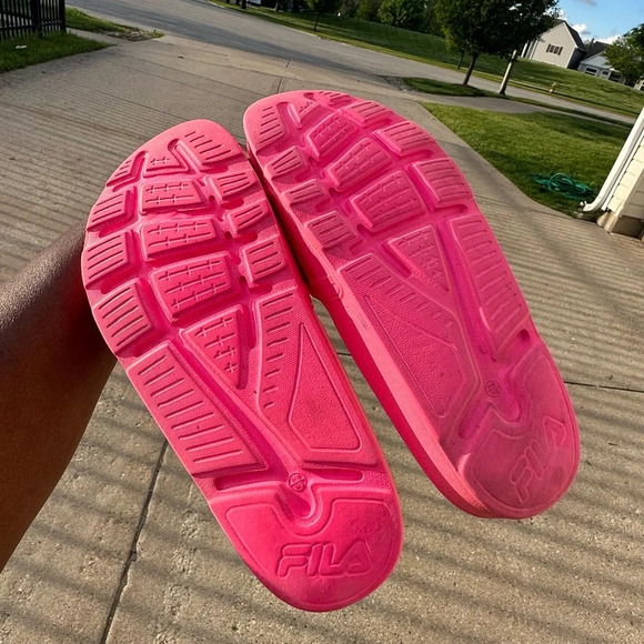 Fila‎ Pink Sleek Women’s Slides - Picture 6 of 8